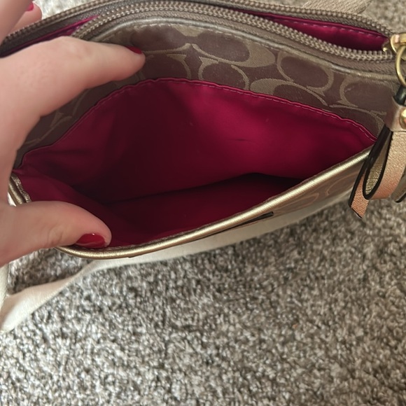 Coach Poppy Glam Glitter Crossbody Purse - Picture 3 of 6